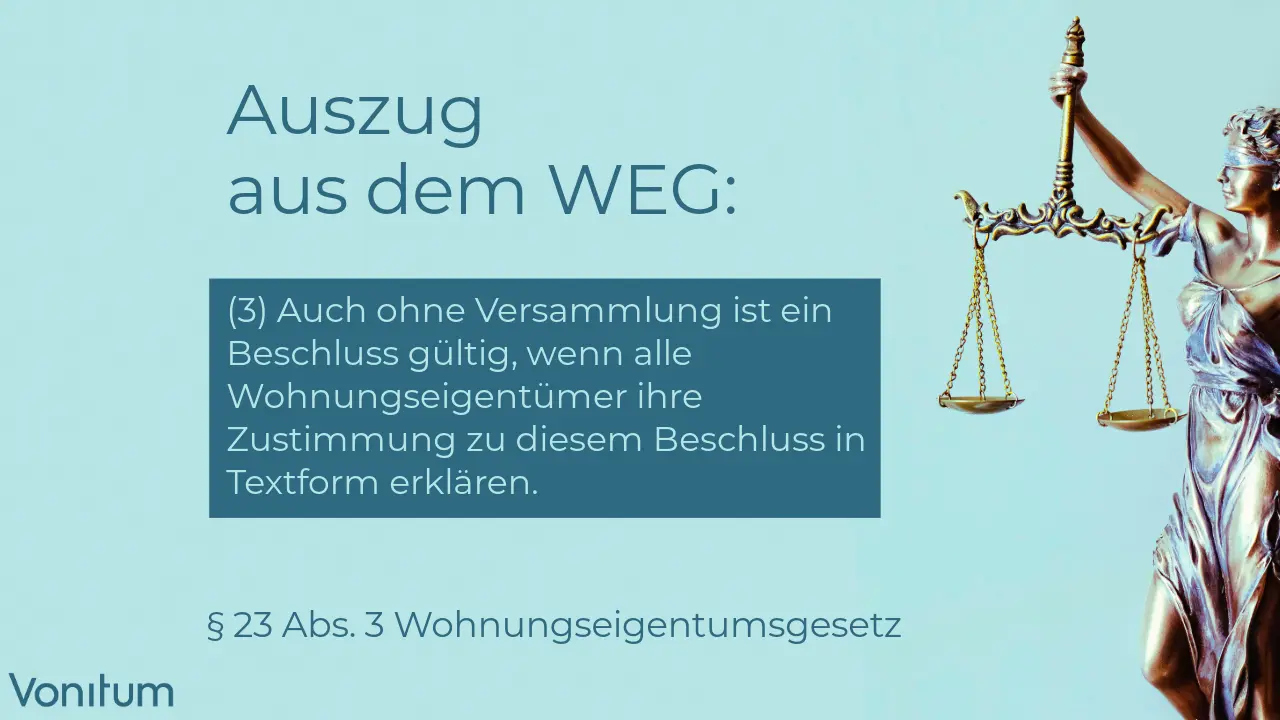 Verwalterwechsel Umlaufbeschluss