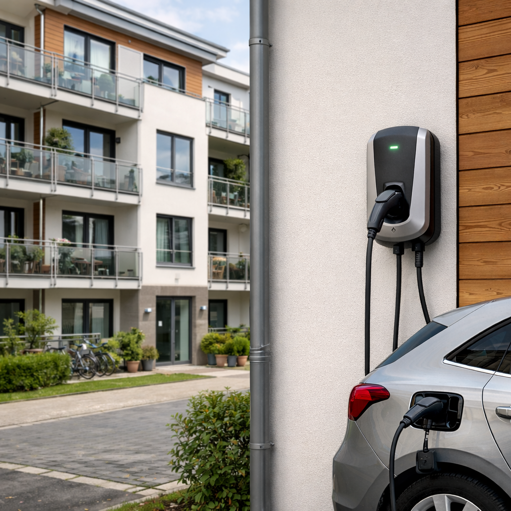 Wallbox im Mehrfamilienhaus – Förderungen & Auflagen